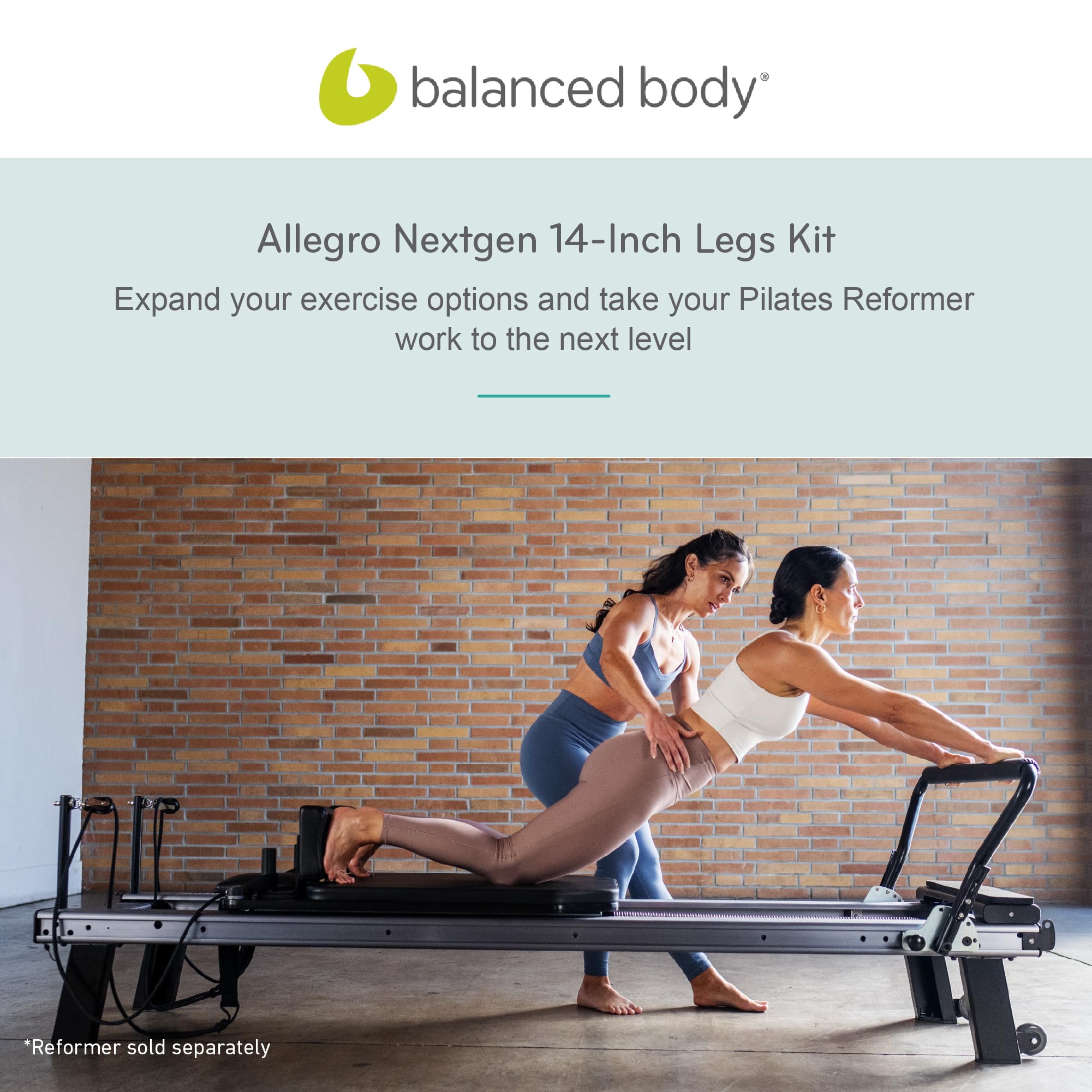 Amazon.com : Balanced Body Allegro Nextgen 14-Inch Retrofit Leg